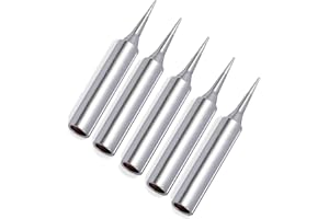 KA WAH CORE Soldering Iron Tips,900M Solder Tip Replacement, Solder Welding Replacement Tip Kit Use for Hakko, Radio Shack Solder Station etc (5PCS 900M-T-I)