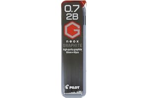 Pilot Mechanical Pencil Lead Neox Graphite 0.7mm, 2B, 40 Leads (HRF7G-20-2B)