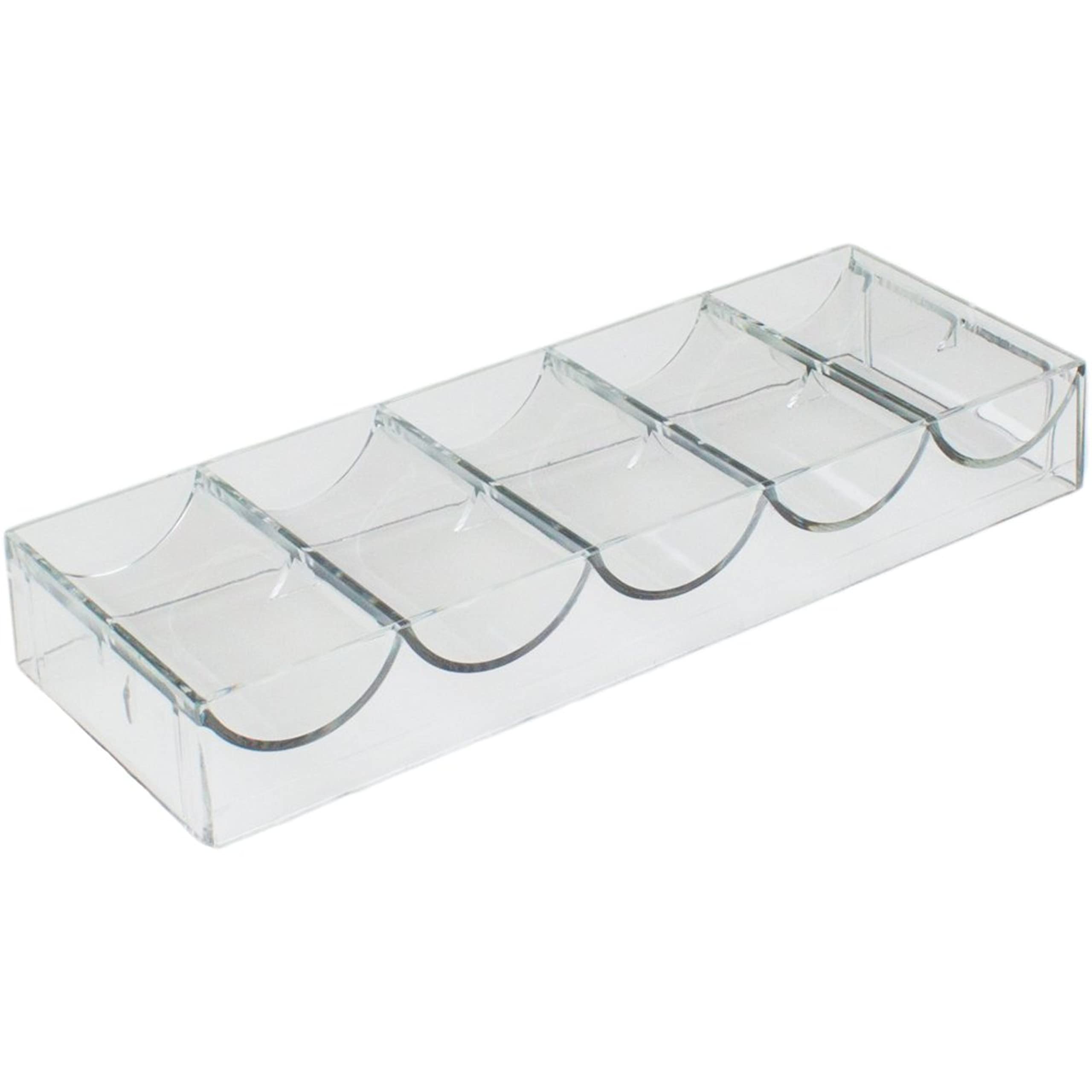 Brybelly Clear Acrylic Chip Rack - Holds 100 Chips