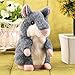 DK FENG Talking Hamster Repeats What You Say Electronic Pet Talking Plush Buddy Mouse for Child Kids Toys Gift