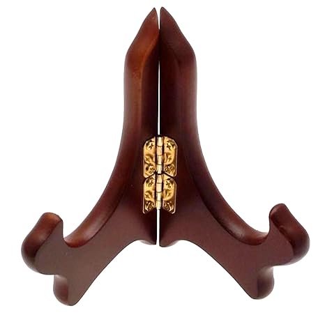 Präsentationsständer / Plattenständer aus Holz, geeignet für Platten von 7,6 bis 15,2 cm