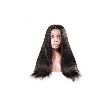 Amazon Com Mebake Kinky Straight Pre Plucked Full Lace Wig