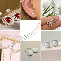BENECREAT Sterling Silver Wire, 23 Gauge, 3.28 Feet