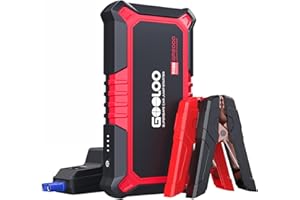 GOOLOO GP2000 Jump Starter, 12V 2000A Portable Car Battery Charger(Up to 8.0L Gas, 6.0L Diesel Engines), SuperSafe Car Jumper