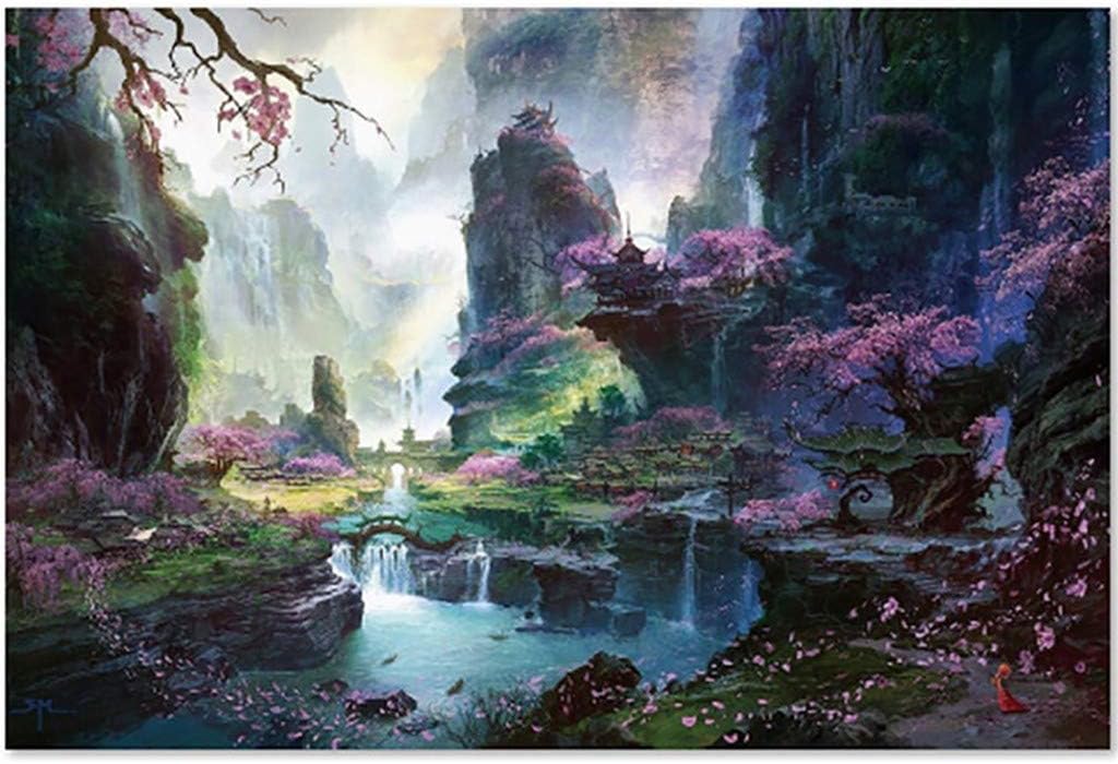 Darkduke - Jigsaw Puzzle 1000 Piece Adult Puzzle Kids Puzzle Puzzle Toy DIY Kit Home Decor -Oil Painting European Style