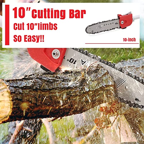 MAXTRA Pole Saw Gas Powered, Reach to 16 Foot Extendable Tree Trimmer