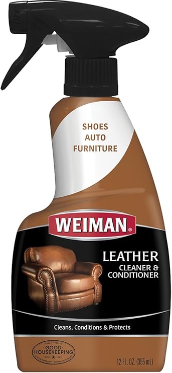 Weiman Leather Cleaner And Conditioner Uv Protection Help Prevent