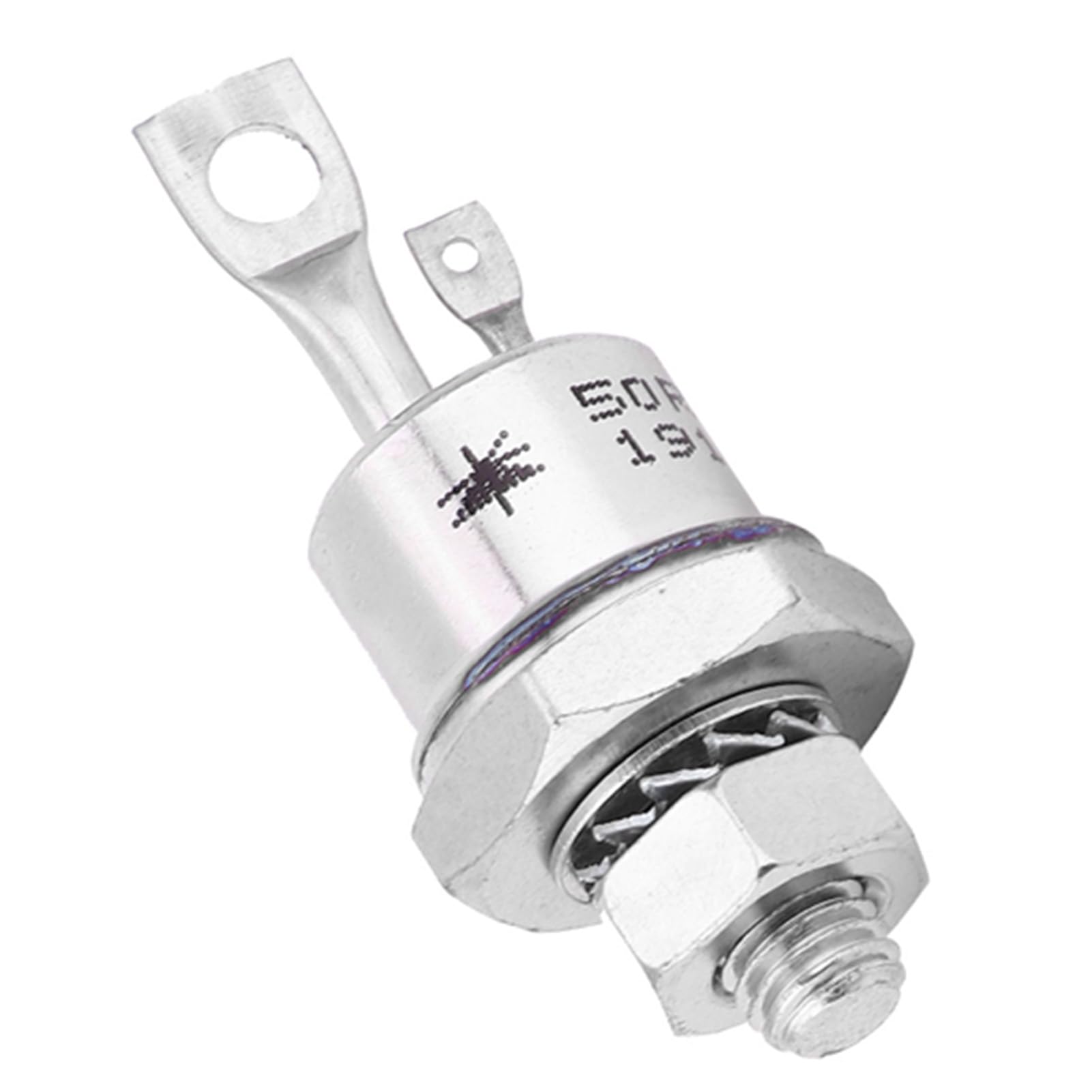 Silicon Controlled Rectifier Thyristor, 50A 1200V SCR, Screw Type, 2 Pieces, for Motor Control and Power Regulation