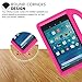 DiHines Fire 7 2017 Kids Case, Fire 7 2015 Kids Case Light Weight Shock Proof Handle Friendly Stand Kid-Proof Case for All New Amazon Fire 7 Inch Display Tablet Cover(2015&2017 Release) (Pink)