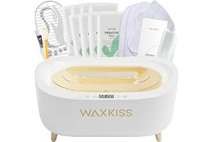 Waxkiss Intelligent Paraffin Wax Machine for Hands & Feet, 8 Pack Refills Paraffin Wax Warmer Kit for Professional Spa (A)