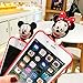 Red Mouse with Doll Case for Apple iPhone 7Plus 8Plus 7+ 8+ 7 8 Plus Large Size 5.5 Screen Soft TPU Gel 3D Cartoon Walt Disney Disneyland Cool Fun Lovely Cute Hot Gift Girls Teens Kids Boys