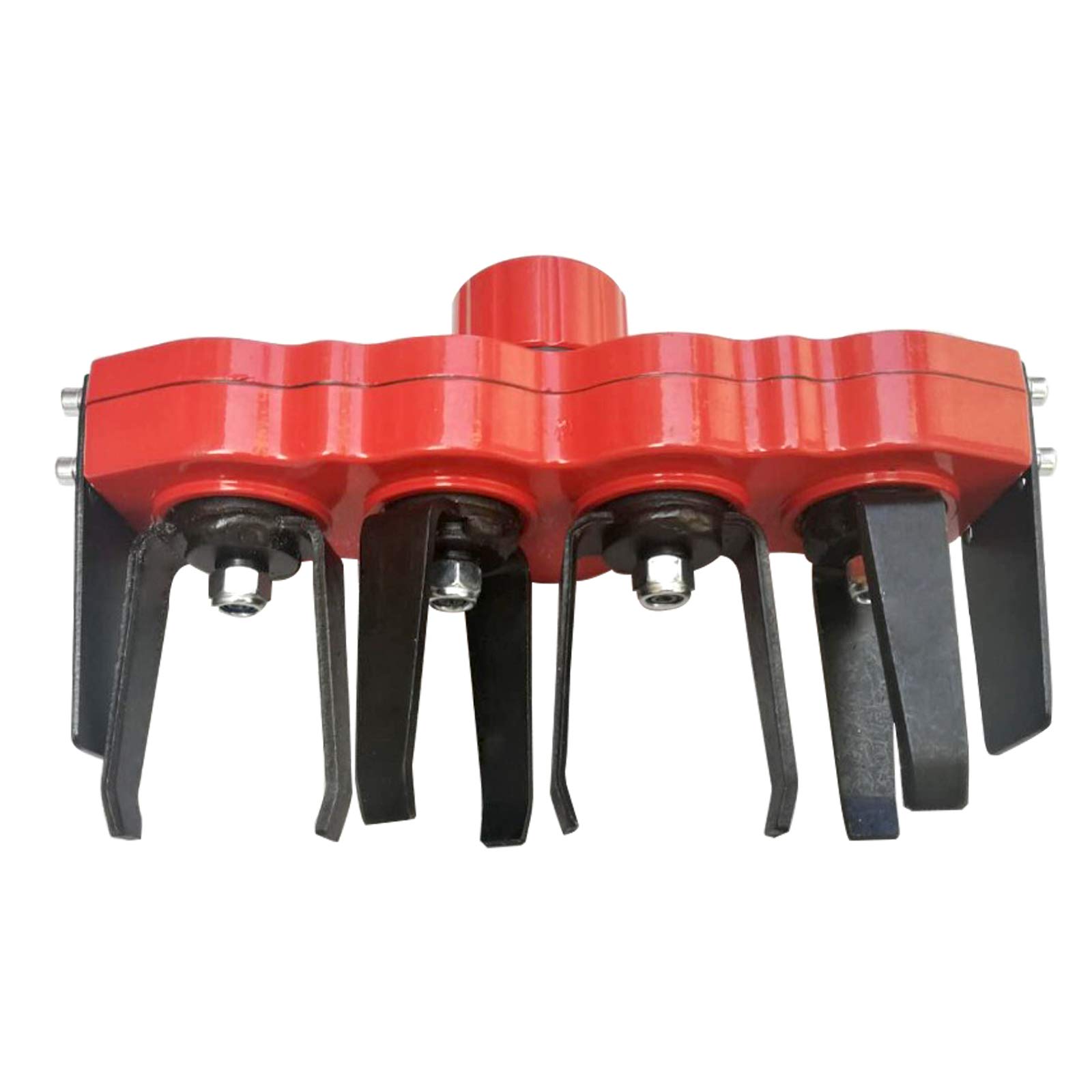 LUCKYHH Weed String Head Attachment Vegetable Field Tea Olive Orchard Corner Mower Grass Root Raker Weeder Tiller Lawn Rake Finger Trimmer Head Universal Fit Straight Shaft Brush Cutter