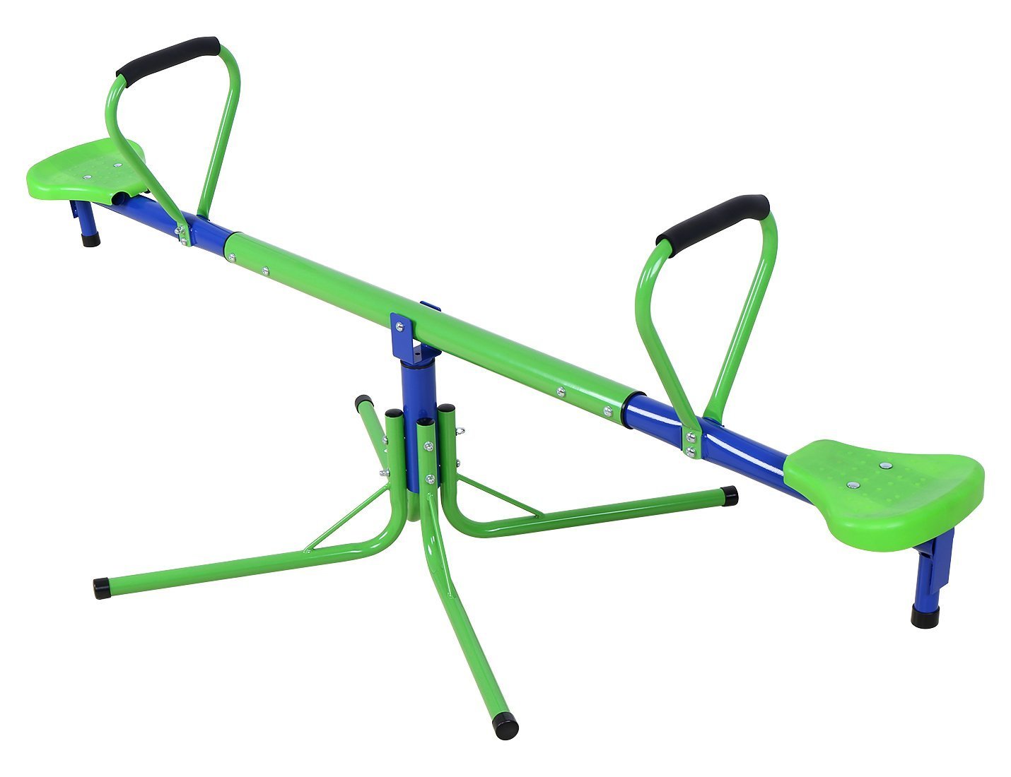 HLC Columpio balancín sube baja y grados rotación color Verde  azul