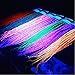 Double Ended (DE) Synthetic Backcombed Dreadlocks 22 inch - UV Reactive Woodfire