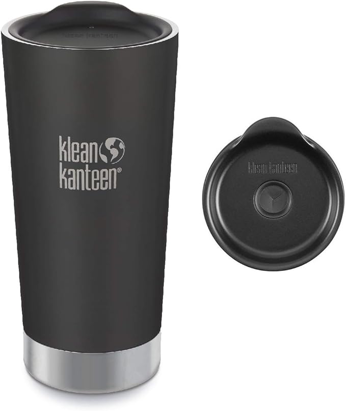 Klean Kanteen 20 oz Vacumm Insulated Shale Black Tumbler