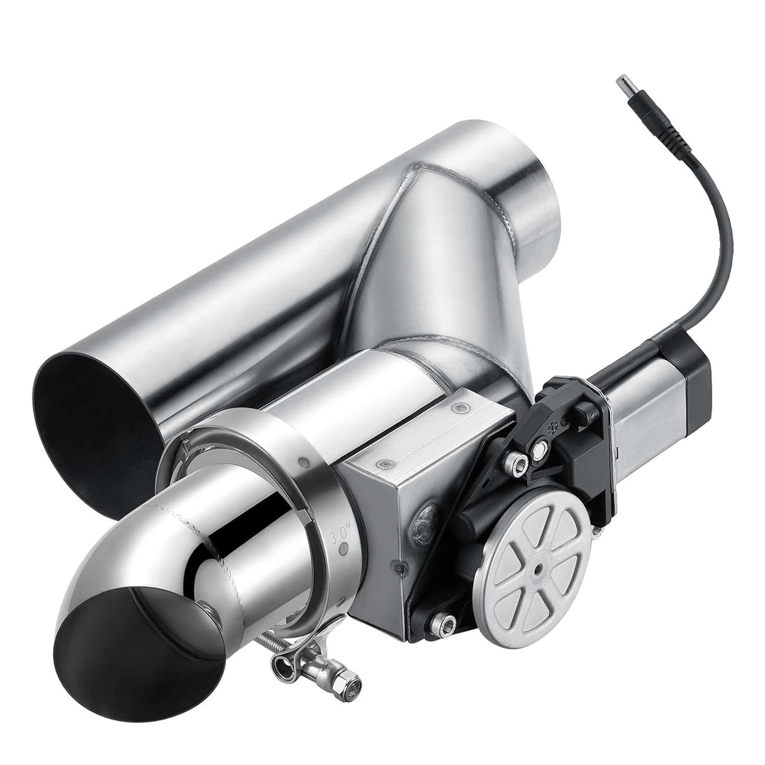 Photo 1 of Sineside Electric Exhaust Cutout 3.0 Inch with Elbow Muffler Exhaust Valve Kit with One Controller Remote Kit