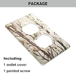 Pznen Cherry Blossoms Outlet Covers Pink Flowers on