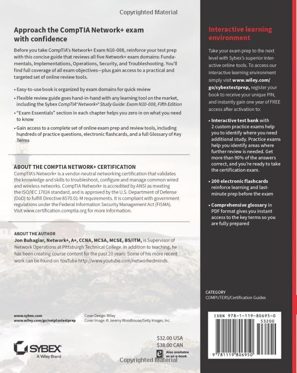 CompTIA Network+ Review Guide: Exam N10-008 CompTIA Network+ Review Guide: Exam N10-008 CompTIA Network+ Review Guide: Exam N10-008 Paperback Kindle