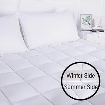Amazon Com Dreamflylife King Mattress Pad Cover Spring Fibre And