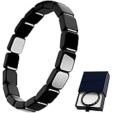 JZSCBYD Men's Hematite Bracelet, Natural Hematite Fashion Men's Bracelet. Reignite Masculinity, Regaining Strength and Confidence. Inspirational Jewelry Gift.