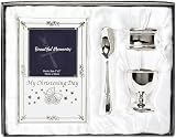 Shudehill Giftware Beautiful Boxed Christening 4-Piece Set view 4
