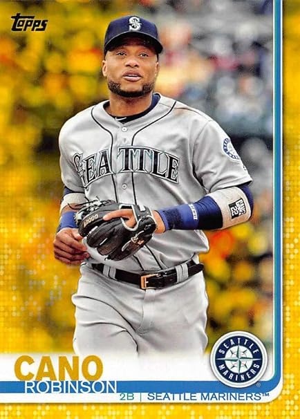 Amazon 2019 Topps Walgreens Yellow Baseball 313 Robinson Cano 