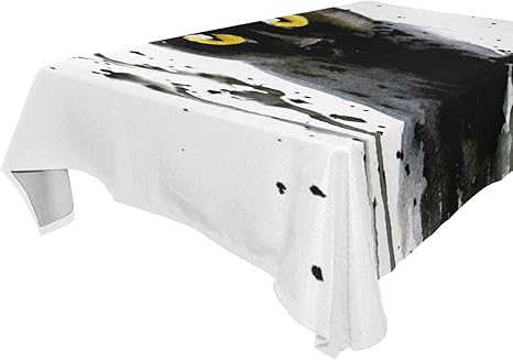 Amazon Geevosun テーブルクロス 黒猫インク水彩イラスト 装飾 テーブルカバー 耐久 耐熱 テーブルマット 四季通用 雰囲気が一気に変わる 140x0cm テーブルクロス オンライン通販
