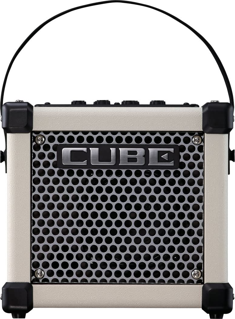 Roland Micro Cube Gx Guitar Amplifier, Ultra-Compact Guitar Amp with Custom-Designed Speaker, White