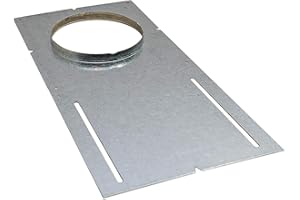 Pack of 2 Pieces, Recessed Lighting, 4 Inch New Construction Mounting Plate, with Lip, cULus Certificated