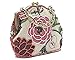 ilishop Women's Vintage Luxury Printing Beaded Women Handbag Evening Bag (Pink)