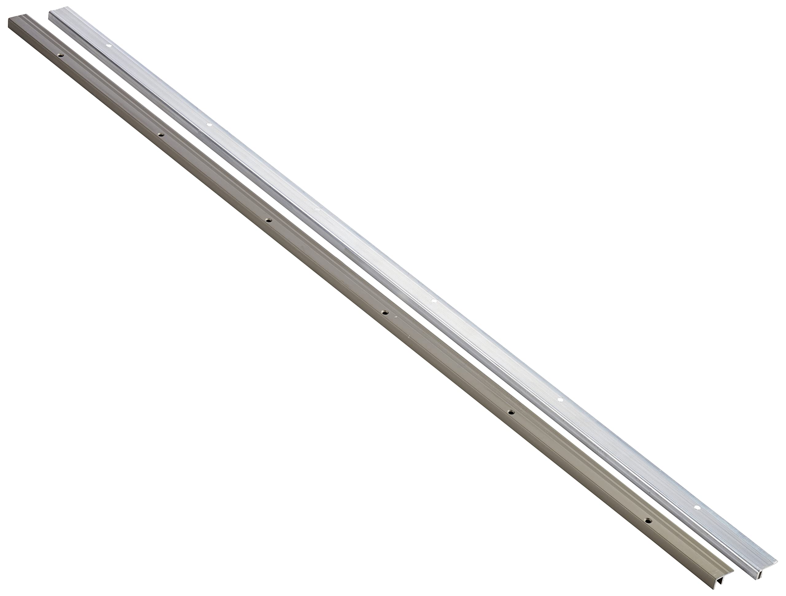 Pro End Profile Aluminium 900 x 22 mm edelstahlfarbig eloxiert