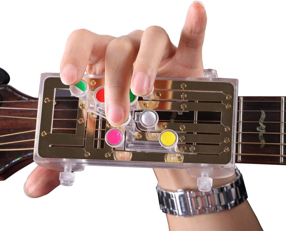 Chord Buddy Guitar Learning System,LUXACURY Guitar Chord Practice Tool