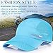 YING LAN Men's Summer Outdoor Sport Baseball Hat Running Visor Sun Cap (Blue)