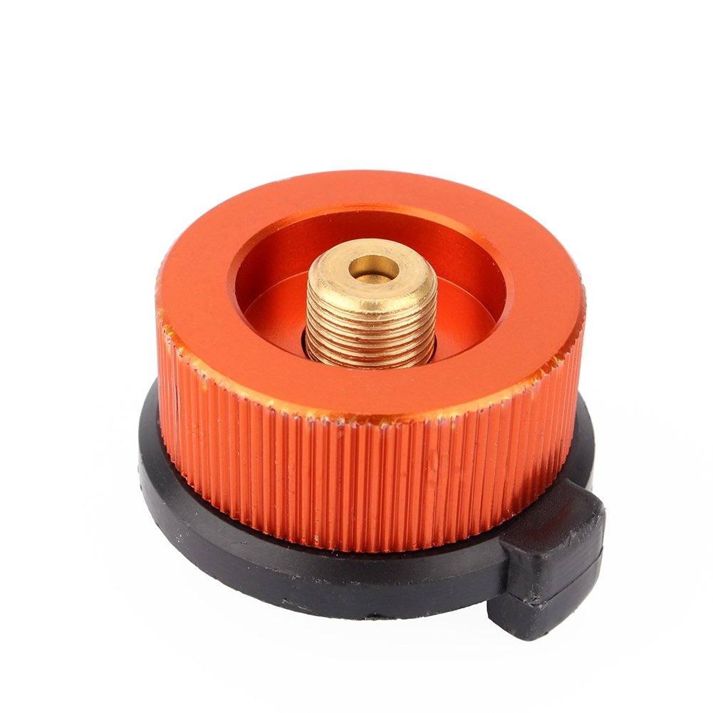 2Pcs Gas Cartridge Conversion Head Adapter Portable Stove Valve Conversion Head Adapter Outdoor Avtivities