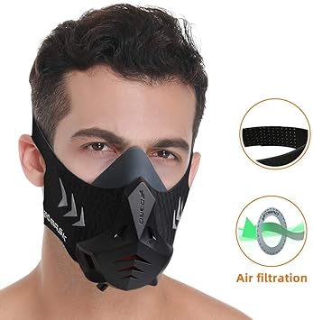 FDBRO Sports Mask Pro Workout Mask Fitness, Running,Resistencia ...