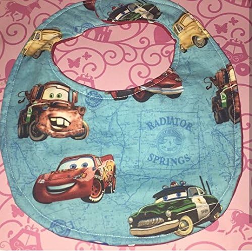 Disney Cars BLue baby bib, disneybound, baby boy bib, Mater, shower gift, first birthday bib