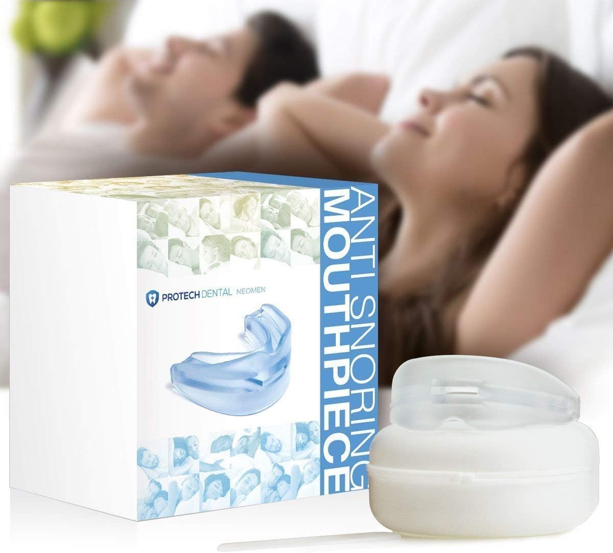 NEOMEN Anti Snoring Devices, Snore Stopper Mouthpiece - Snoring Solution, Sleep Aid Night Mouth Guard Bruxism Mouthpiece
