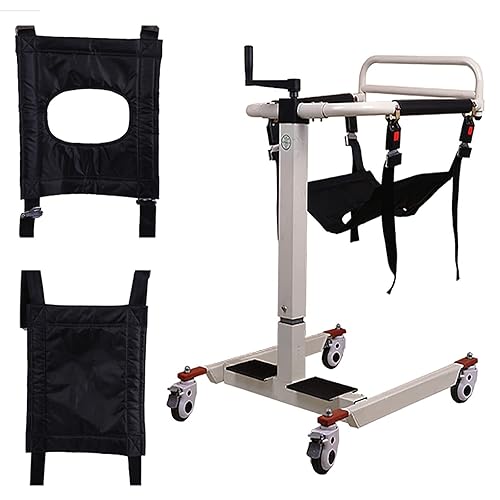 Lift Wheelchair for Home, Steel Transport Wheelchair, Bedside
