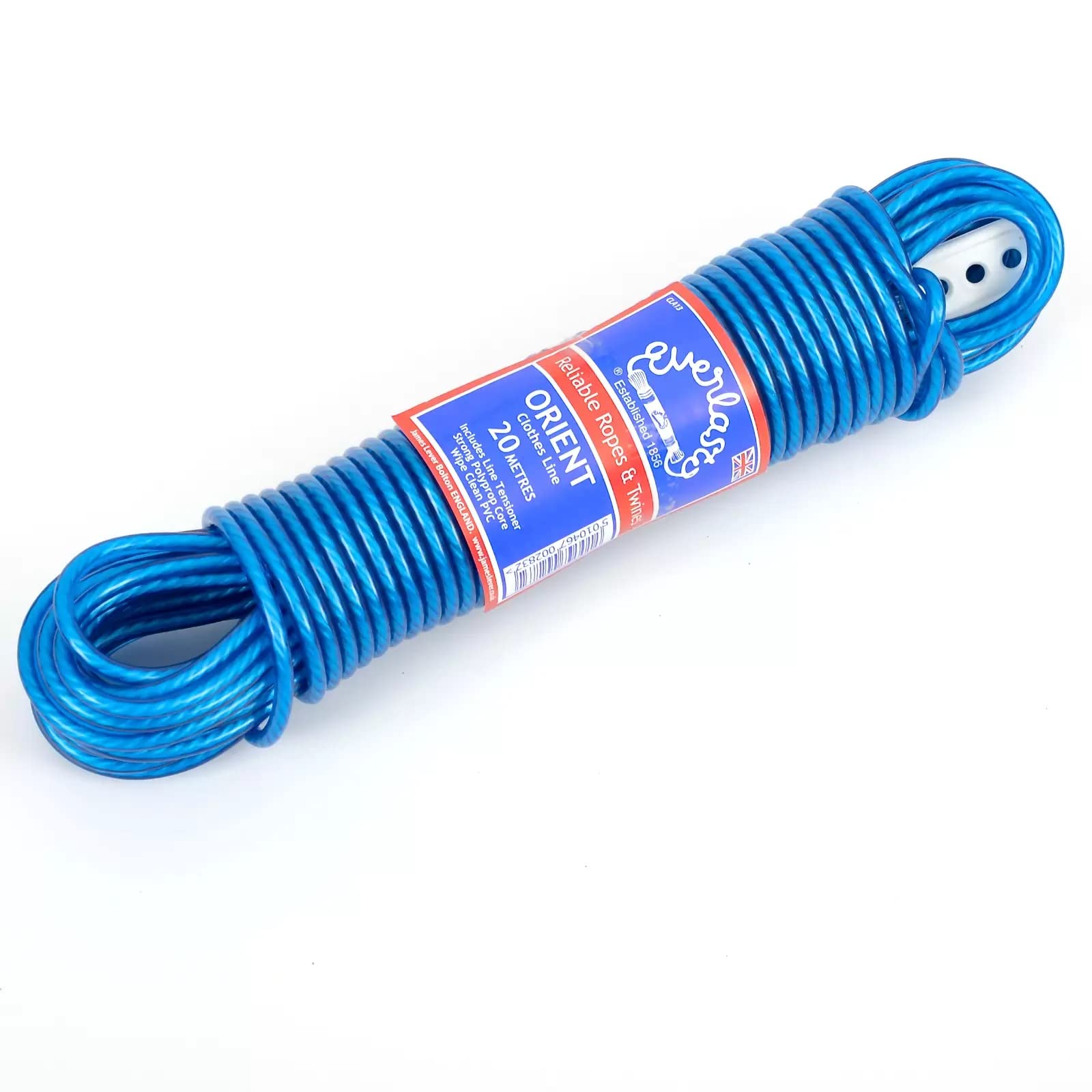 Quality Everlasto 30m 'Orient' PVC Clothes/Washing Line 4.8mm Thick - Blue