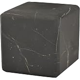 Shungite World Authentic Shungite Cube Unpolished 30 mm / 1.18" Chakra Energy Natural Healing Crystal Real Black Cube Home Office Protection Desk Decor Meditation Reiki Grounding Stone