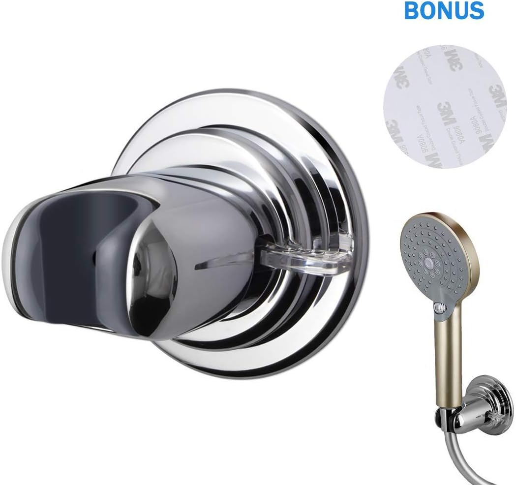 Shower Head Holder, Adjustable & Powerful Shower Head Suction Cup Holder Handheld Showerhead Bracket