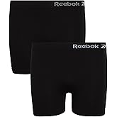 Reebok Girls Bike Shorts - 2 Pack Stretch Performance Dance Cartwheel Shorts for Girls - Seamless Underwear Shorties (6-16)