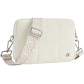 Telena Crossbody Bags for Women Cross Body Purse with Guitar Strap Lightweight Puffer Shoulder Bag for Travel