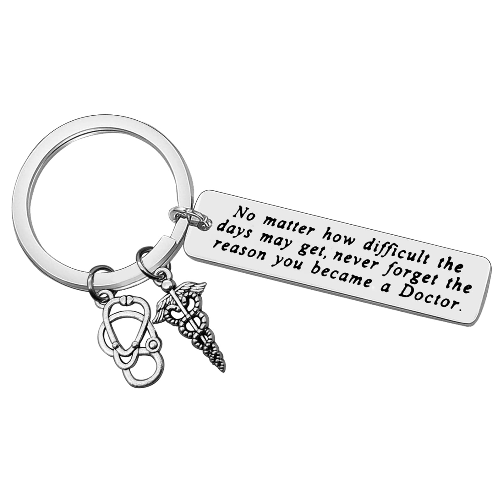 Doctor Gift Doctor Keyring Appreciation Gift for Doctor Medical Doctor Keychain Gifts Inspirational Doctor Graduation Retirement Gift Thank You Gift for Doctor Birthday Christmas Thanksgiving Day Gift