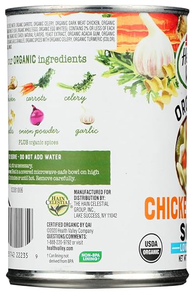 HEALTH VALLEY SOUP CHICKEN NOODLE NS24