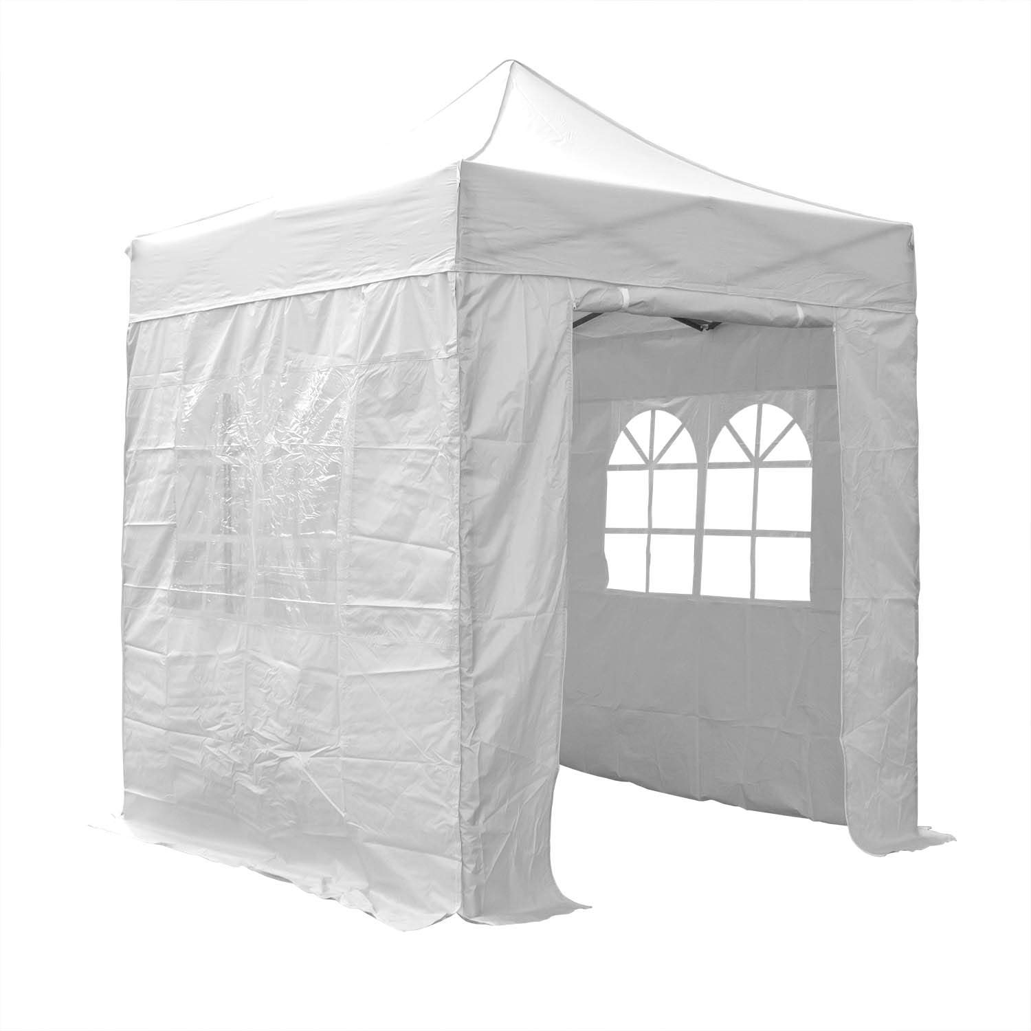 Airwave EX26032 Essential Pop Up Gazebo with Sides 2 x 2M (White)