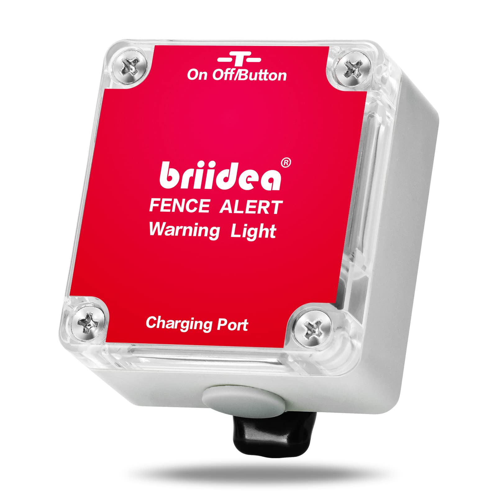 Photo 1 of Briidea Electric Fence Indicator Light for Detects Any Types of Electric Fence Voltage, USB Powered, IP 67 Waterproof