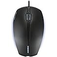 Cherry GENTIX Corded Optical Illuminated Mouse - Corded - Illuminated - Symmetrical Design – Black (JM-0300)