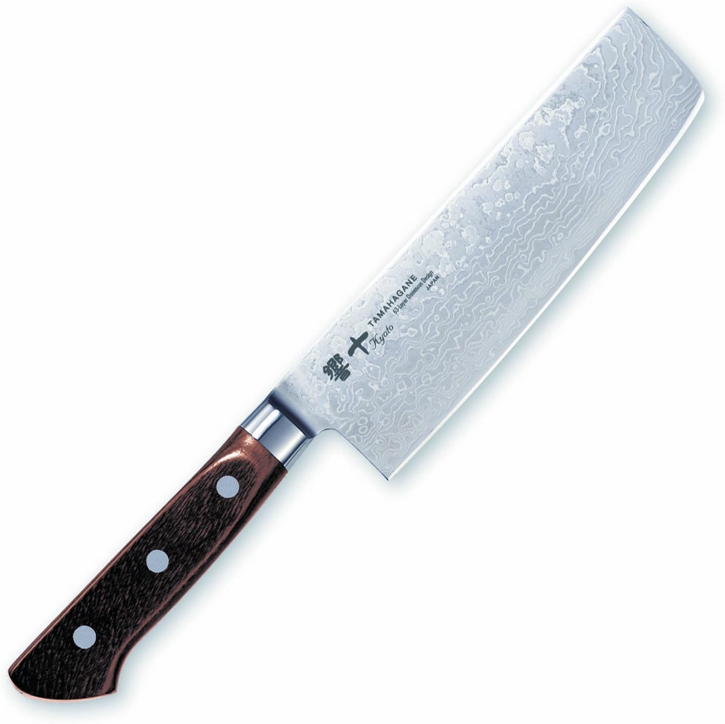 Kataoka Factory TAMAHAGANE 63-layer Damascus steel Kitchen knife for vegitables 160mm KP-1116 from Japan
