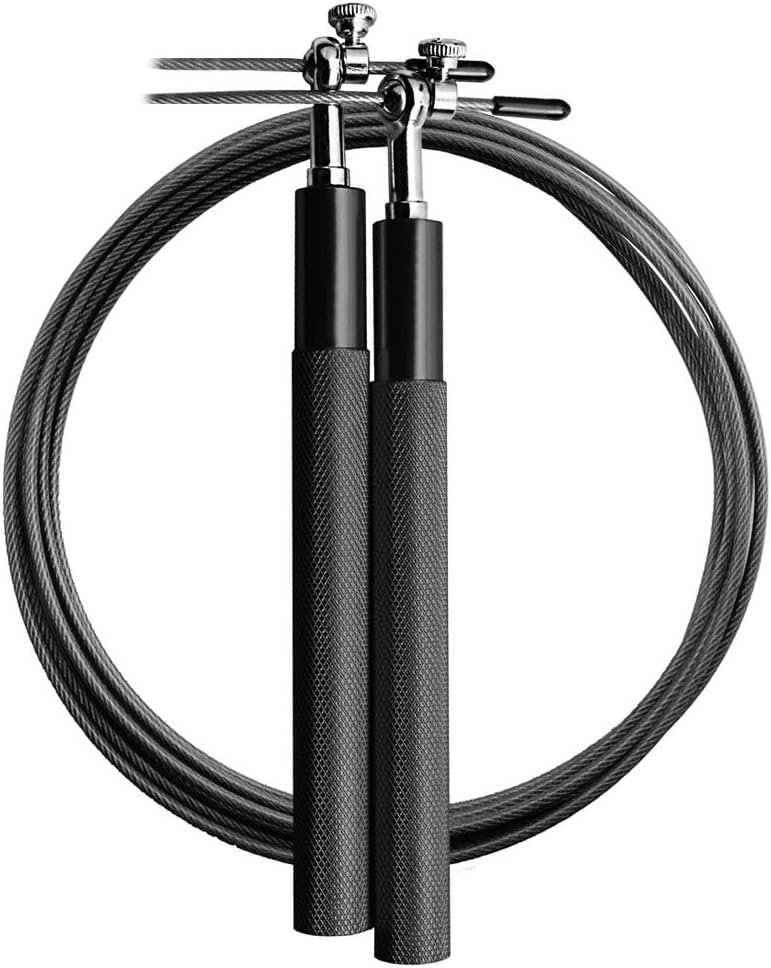 SHANGJ Skipping Rope [Upgraded Design] Tangle-Free Adjustable Jump Rope Speed Rope Ideal for Aerobic Exercise, Speed and Endurance Training, Fitness, Gym, Boxing, for Men and Women